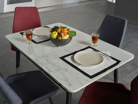 Melody Dining Table & Chair - White