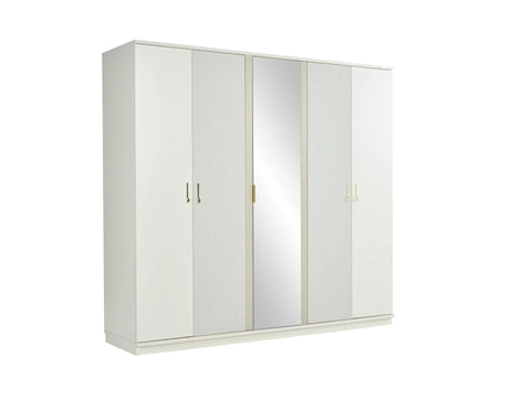 Alya Wardrobe 5 Doors