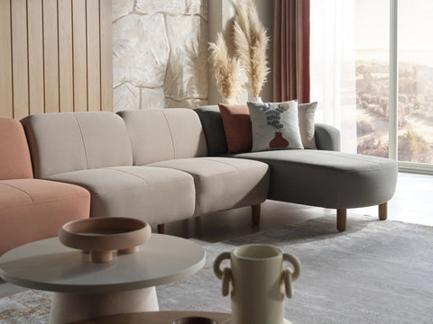 Bloom Corner Sofa Lounge (Right-Left)