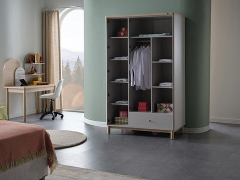 Borneo 3 Doors Wardrobe