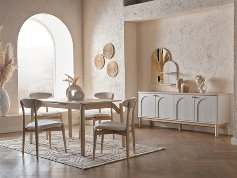 Borneo Bohemian Dining Table And Chairs