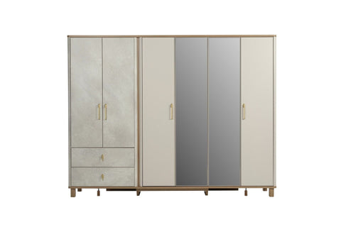 Destina 6 Doors Wardrobe