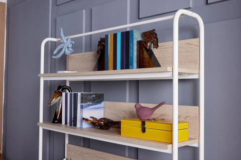 Dolce Study Table With Bookshelf