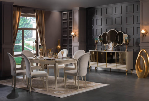 Elite Dining Table (Extendable) - istikbaluk