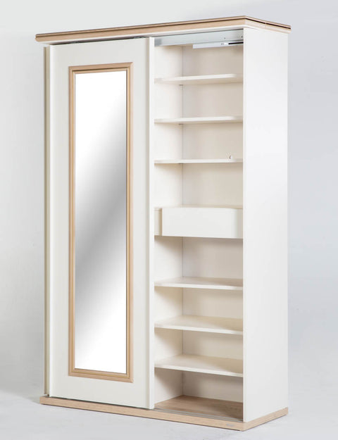 Elizya Hall Shoes Cabinet with Coat Hooks