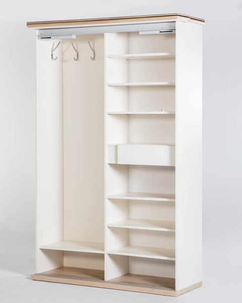 Elizya Hall Shoes Cabinet with Coat Hooks