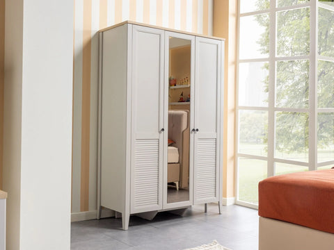 Fiona 3 Doors Wardrobe