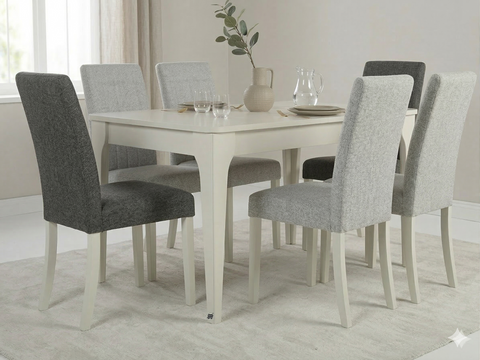 Roxy Dining Table + 6 Alya Chairs