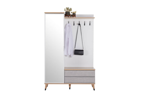 Lena Hall Shoes Cabinet with Coat Hooks