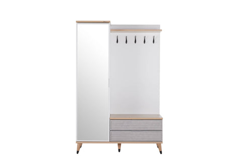 Lena Hall Shoes Cabinet with Coat Hooks