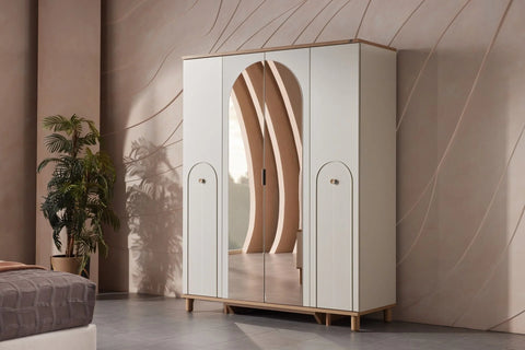 Legato 4 Doors Wardrobe