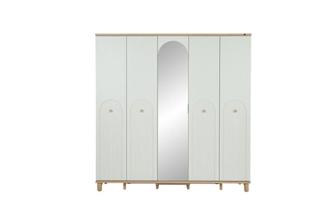 Legato 5 Doors Wardrobe
