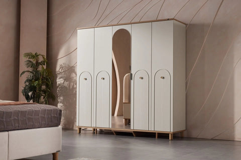 Legato 5 Doors Wardrobe