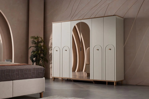 Legato 6 Doors Wardrobe