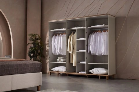 Legato 6 Doors Wardrobe