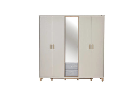 Linus 5 Door Wardrobe