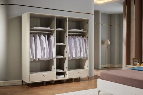 Shine 5 Doors Wardrobe