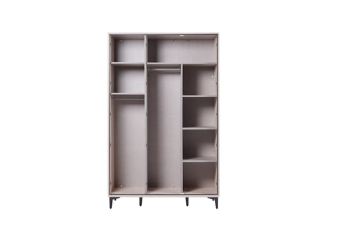 Vista Wardrobe 3 Doors Cream