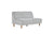 William X Corner 2 Seater Armless