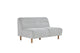 William X Corner 2 Seater Armless