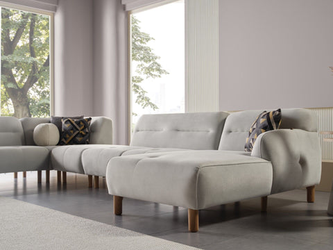 William X Corner 2 Seater Armless