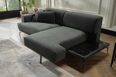 Alexa 3 Seater Smoked Sofa