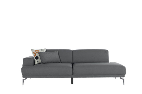 Alexa 3 Seater Smoked Sofa (T)