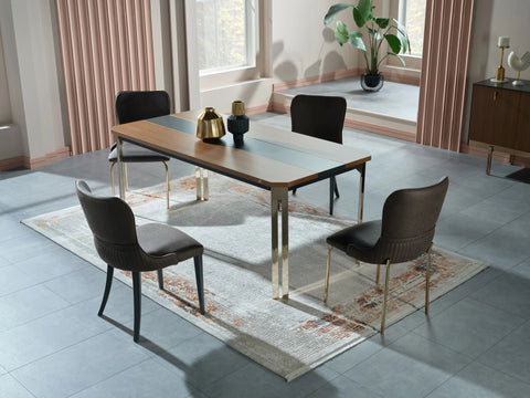 Beautiful Albero Dining Room Set from Istikbal in London, designed to bring modern charm.