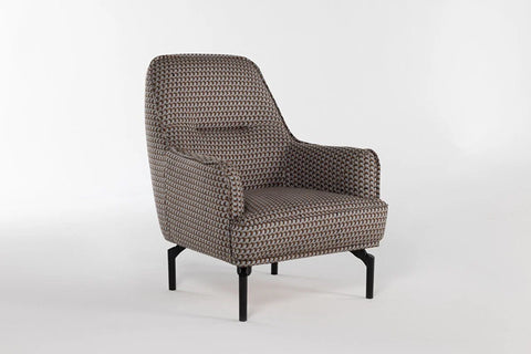 Beautiful Plato armchair providing comfort and modern appeal.