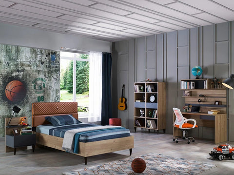 Beautiful Lauren Youth Bedroom Furniture Set from Istikbal, designed for a modern aesthetic.