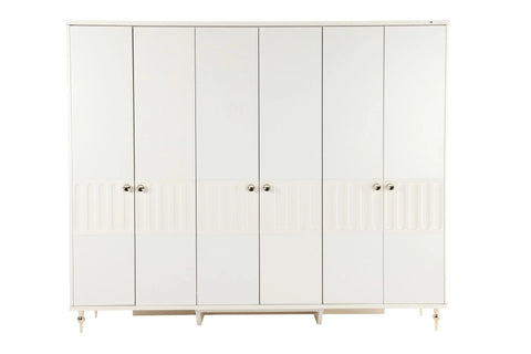 Blanca Wardrobe 6 Doors