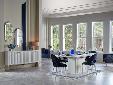 Blanca Alternative Dining Table (Extendable)