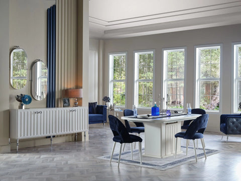 Blanca Alternative Dining Table (Extendable)