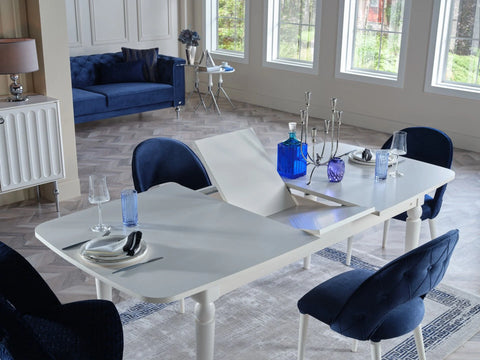 Blanca Dining Table (Extendable) + Blanca Chair (6264)