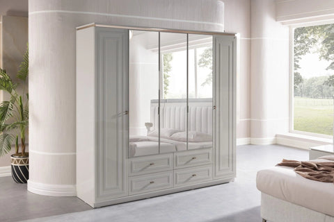Briella Wardrobe 5 Doors