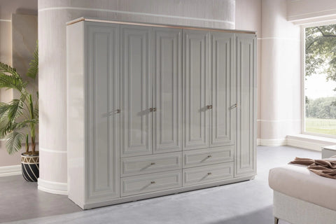 Briella Wardrobe 6 Doors
