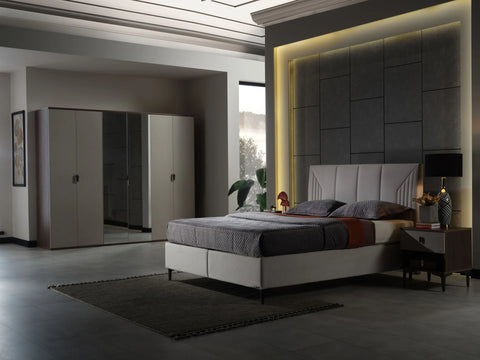 Cansas Mirrored Wardrobe 6 Doors