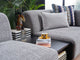 Dora 3 Seater Sofa with Side Table