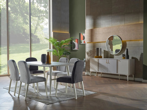 Elegant Alya Dining Room Furniture from Istikbal in London, adding sophistication.