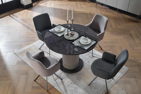 Alexa Oval Dining Table (Fixed)