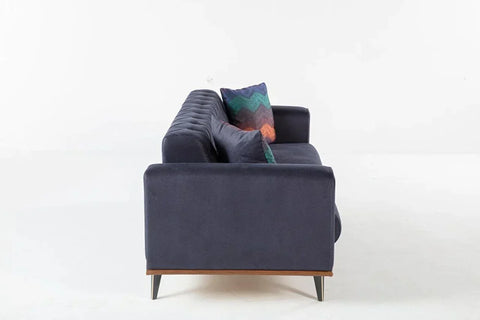 Diego 3 Seater Sofabed Navy Blue