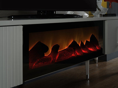 Arena Tv Table with Fireplace