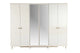Blanca Mirror Wardrobe 6 Doors
