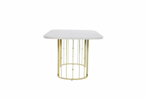 Blanca Dining Table (Fixed) + Blanca Chair (6289) - Gold