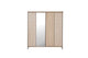 Cross Wardrobe Mini Sliding Doors