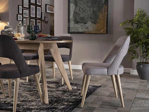 Lena Dining Table (Fixed) + Lena Chair (6220)