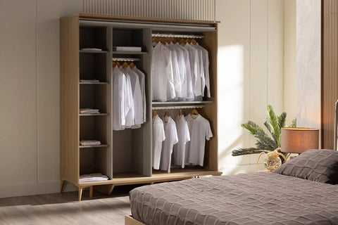 Mitra Wardrobe Mini Sliding Doors