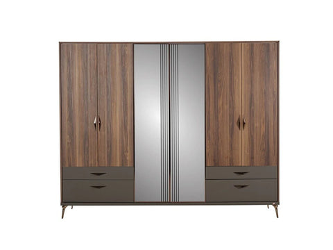 Vanessa Wardrobe 6 Doors