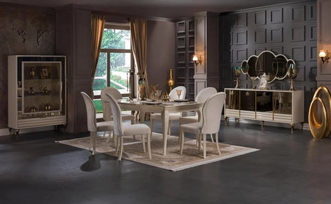 Elite Dining Table (Extendable) + Elite Chair (6078)