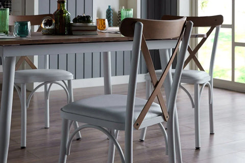 Essen Dining Table & Chair - White